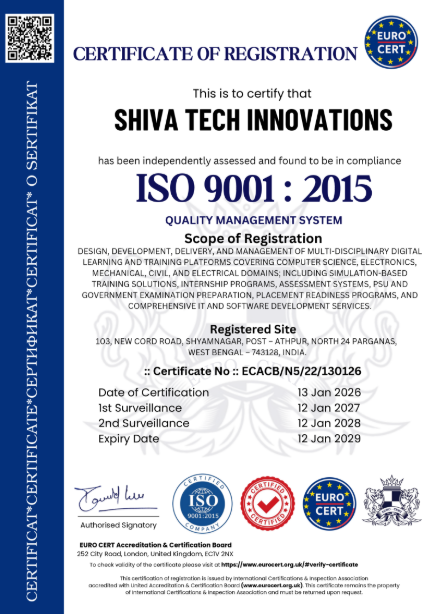 ISO 9001:2015 Certification