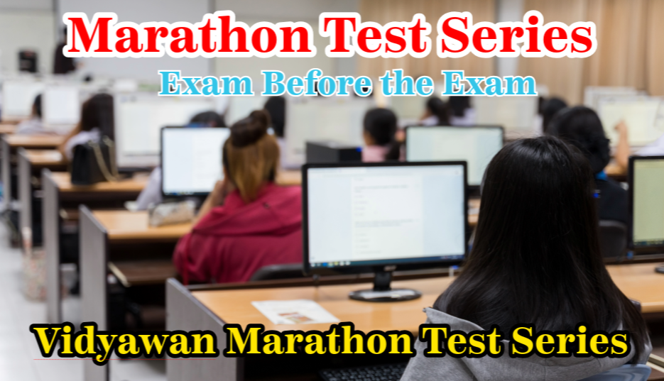 Vidyawan Marathon Test Series mock test platform with real exam simulation and sectional timing