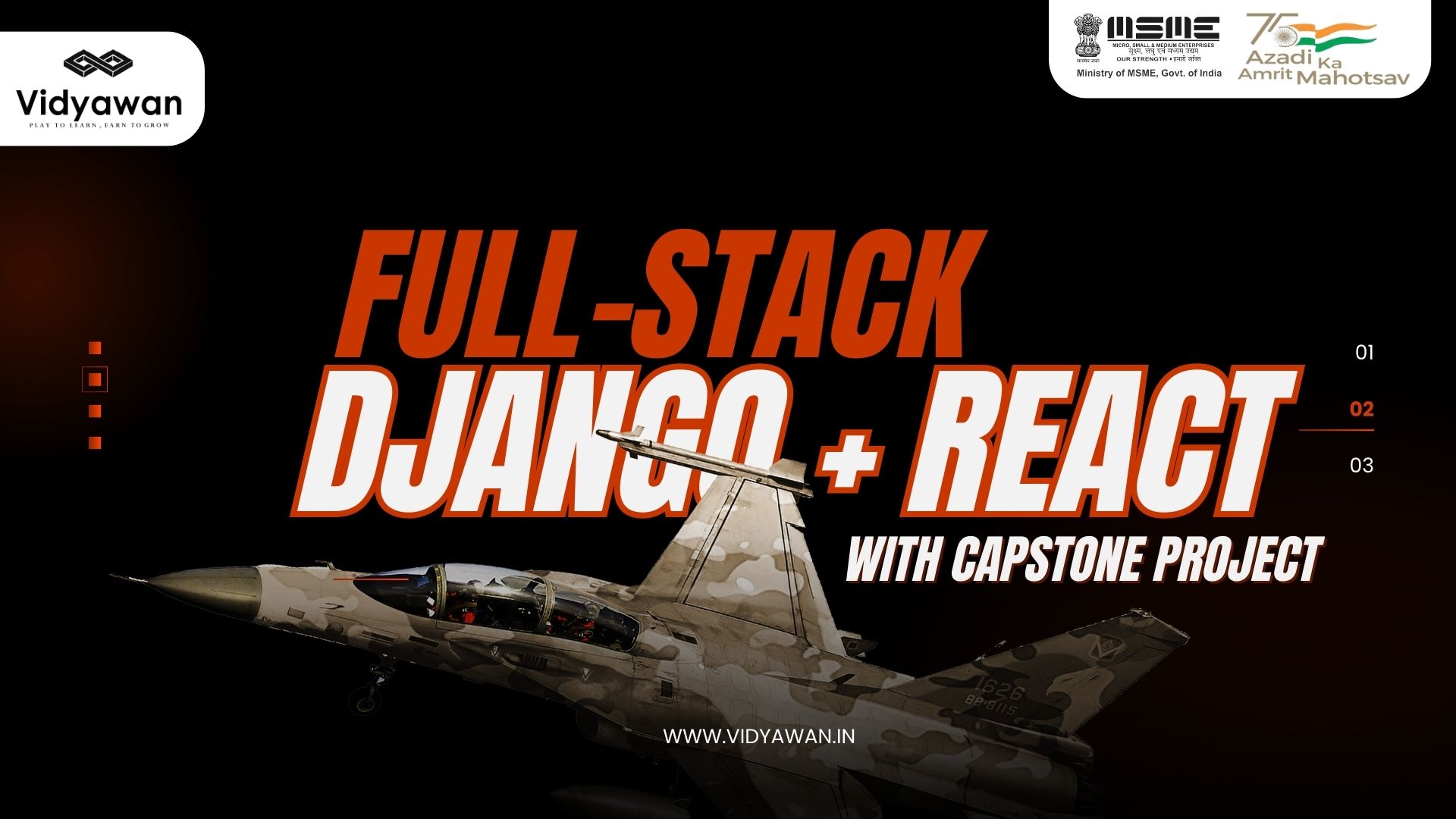 Full-Stack Web Development (Django + React) with Capstone Project