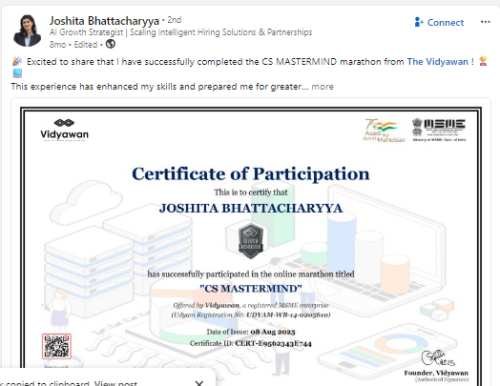 Joshita Bhattacharyya