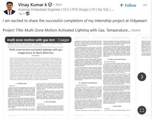 Vinay Kumar K – Vidyawan student review