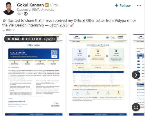 Gokul Kannan – Vidyawan student review