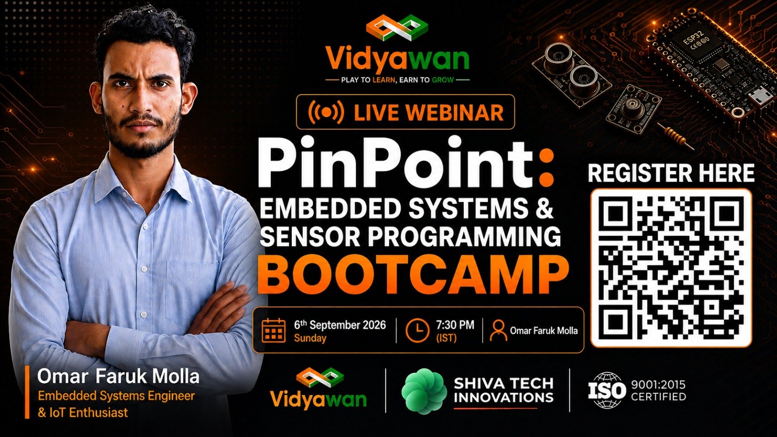 PinPoint: Embedded Systems & Sensor Programming Bootcamp 📍